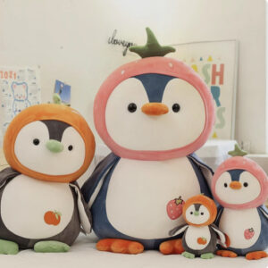 Pinguino con Gorro de Fruta