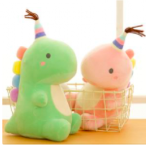 Dinosaurio con Gorro de Fiesta